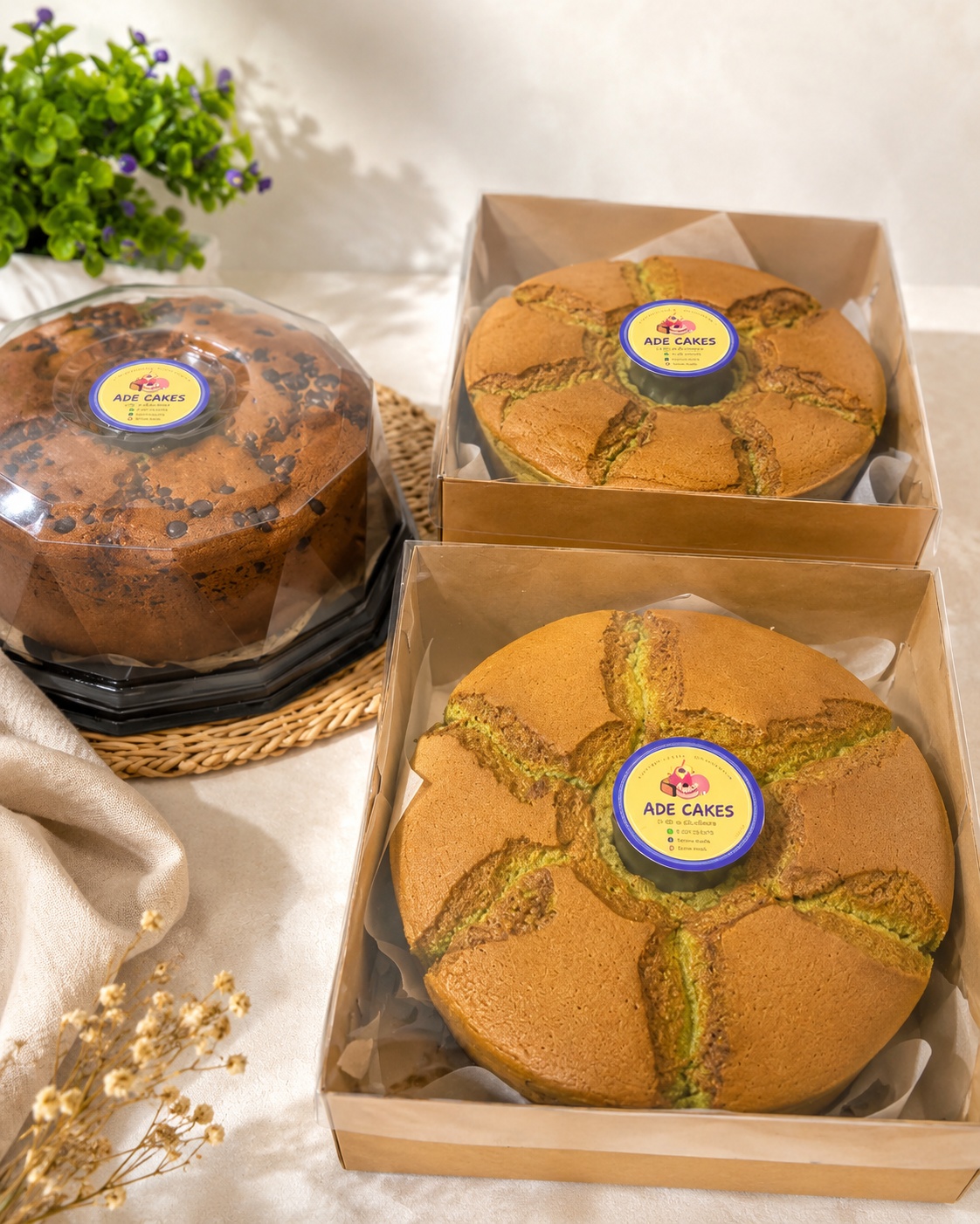 Classic Sponge Cake - 16cm